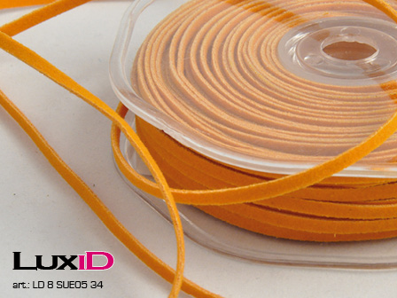 Suede Cord 34 oranje 3mm x 25m